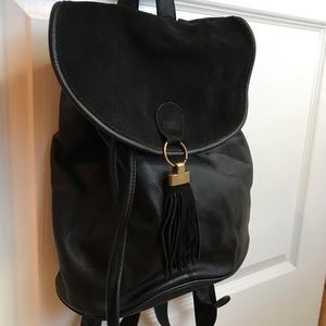 Urban outfitters leather backpack